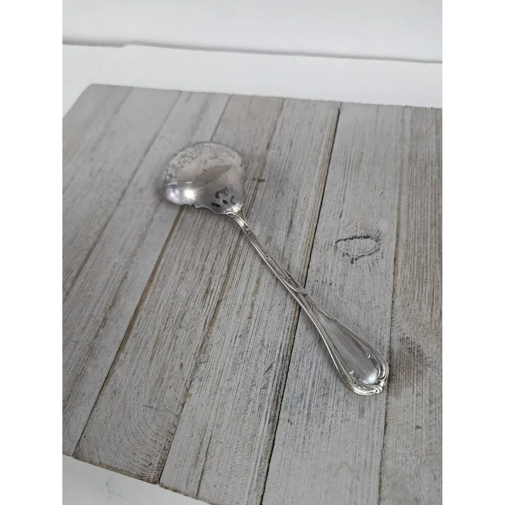 Reed & Barton Modern Art Silverplate 1904 Casserole Berry Spoon 8 3/4